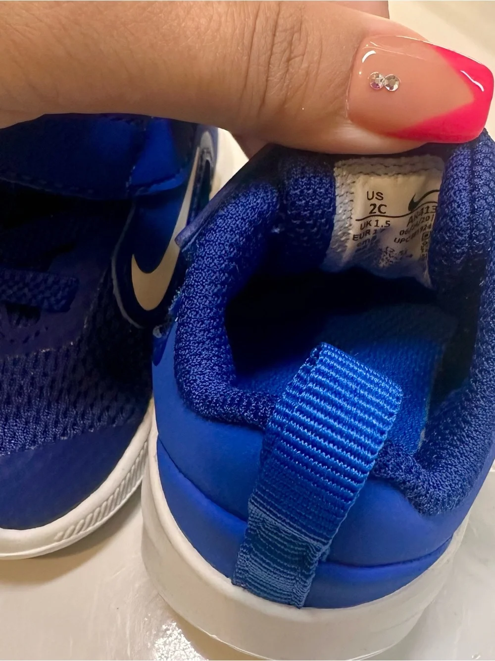 Nike Baby Downshifter 9 Darkblue Shoes - Size 2c